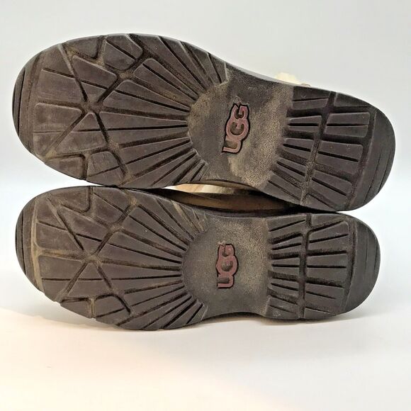 UGG Australia Katia Boots Women's 5 Brown Waterproof Suede Sheepskin 1008030 - Picture 9 of 11